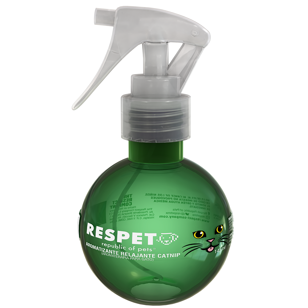 RESPET PACK GATOS - Limpiador Multiusos y Areneros de Gato + Aromatizante Relajante Catnip para gato