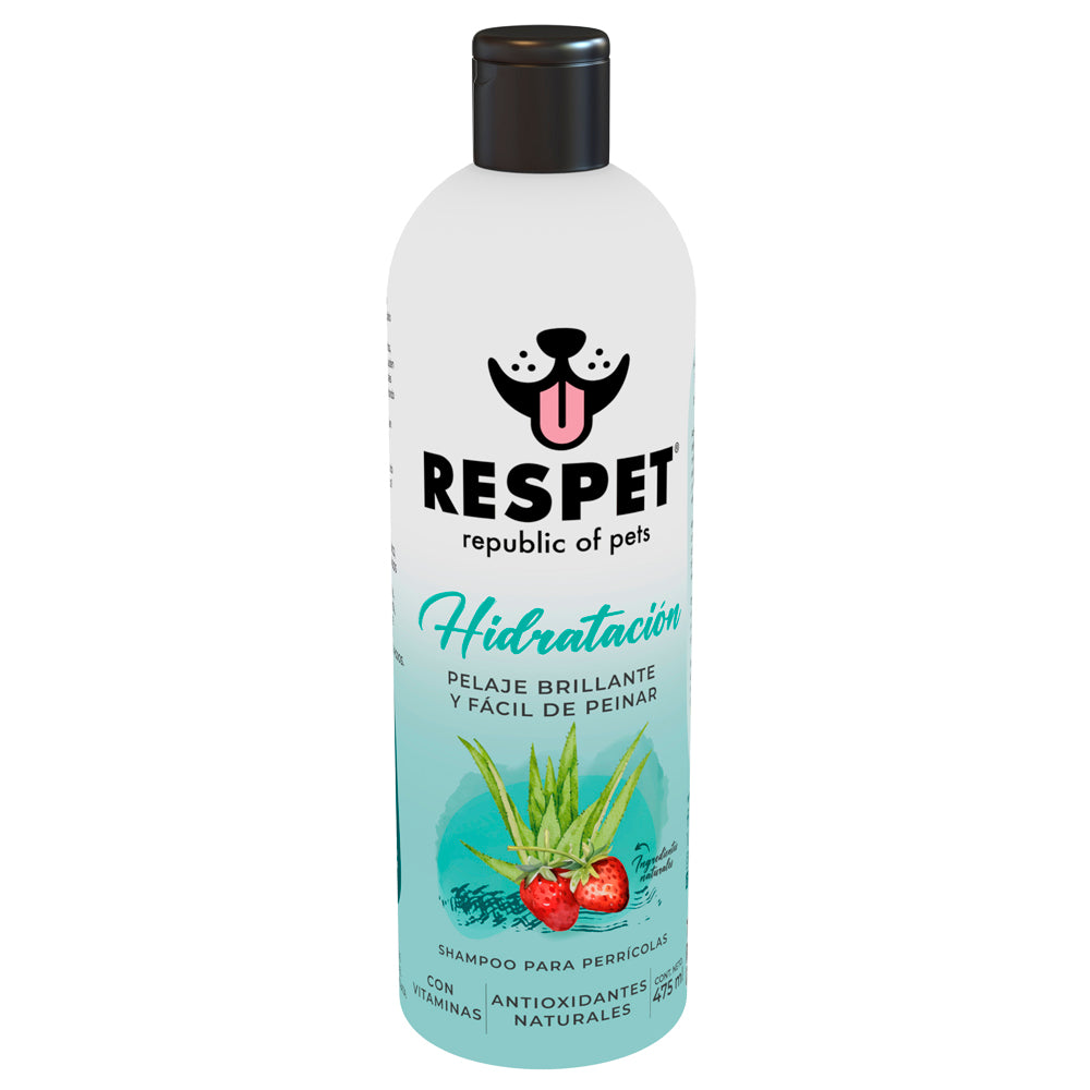RESPET Shampoo para perro Hidratación - pelaje brillante y fácil de peinar