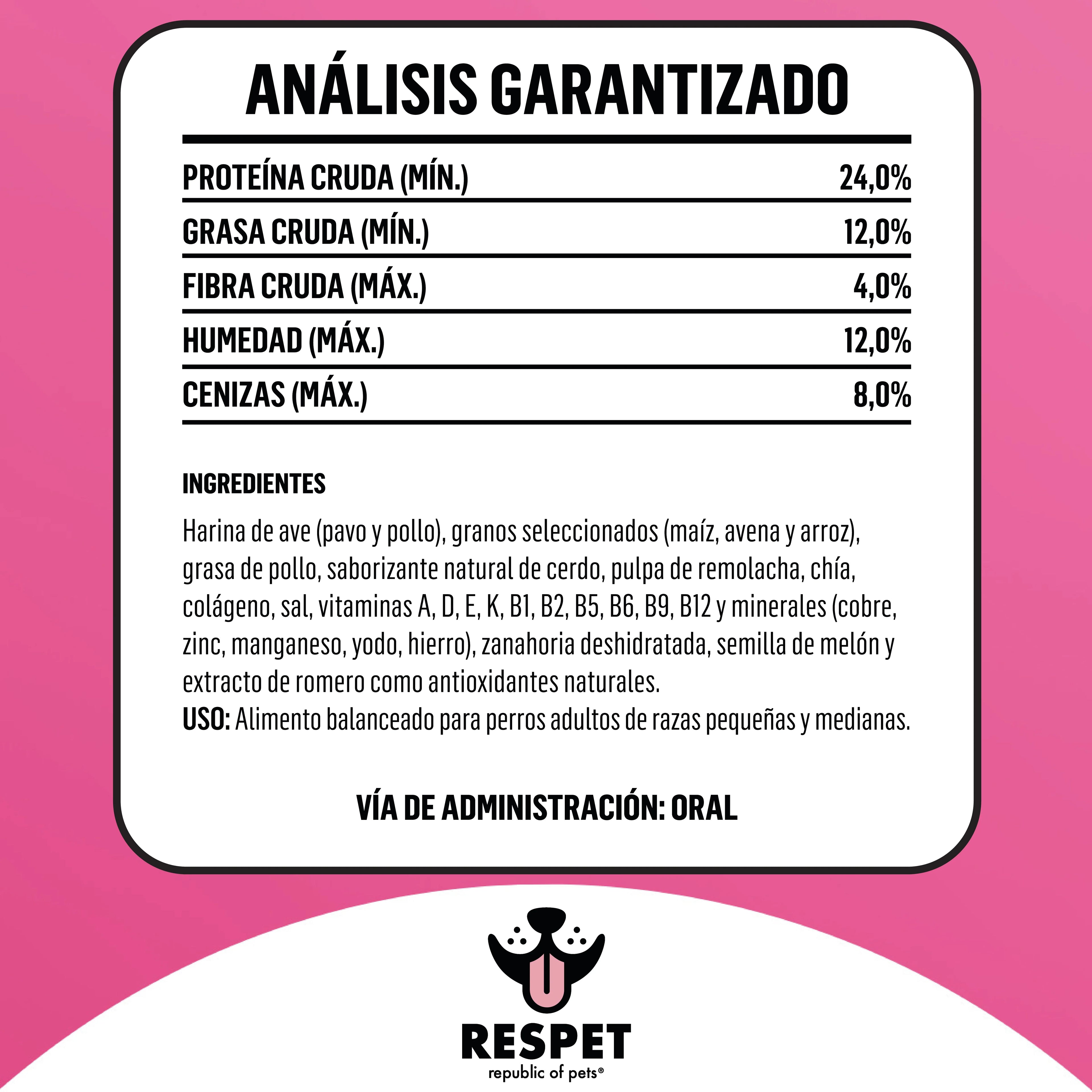 RESPET Lata alimento húmedo para perro Adulto sabor Salmón y Vegetales - 410 g