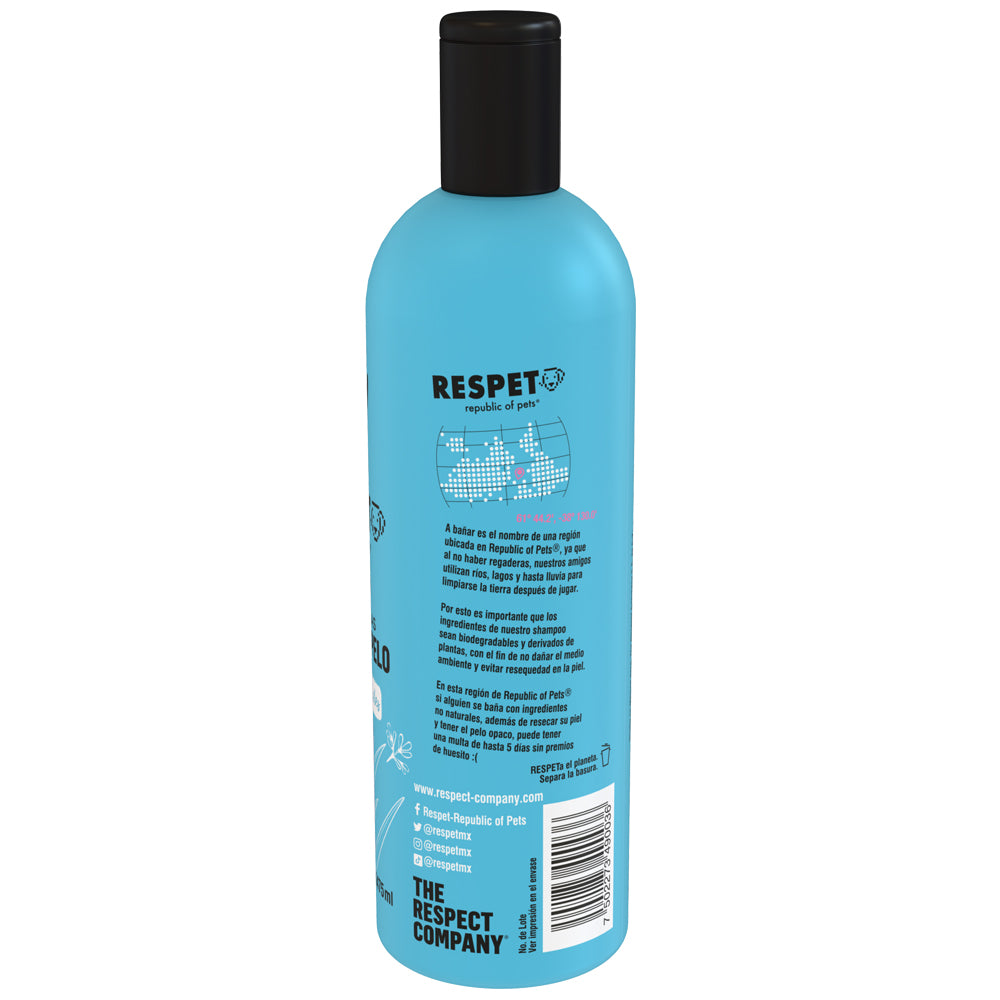 RESPET Shampoo para perro aroma a Verbena y Té Blanco