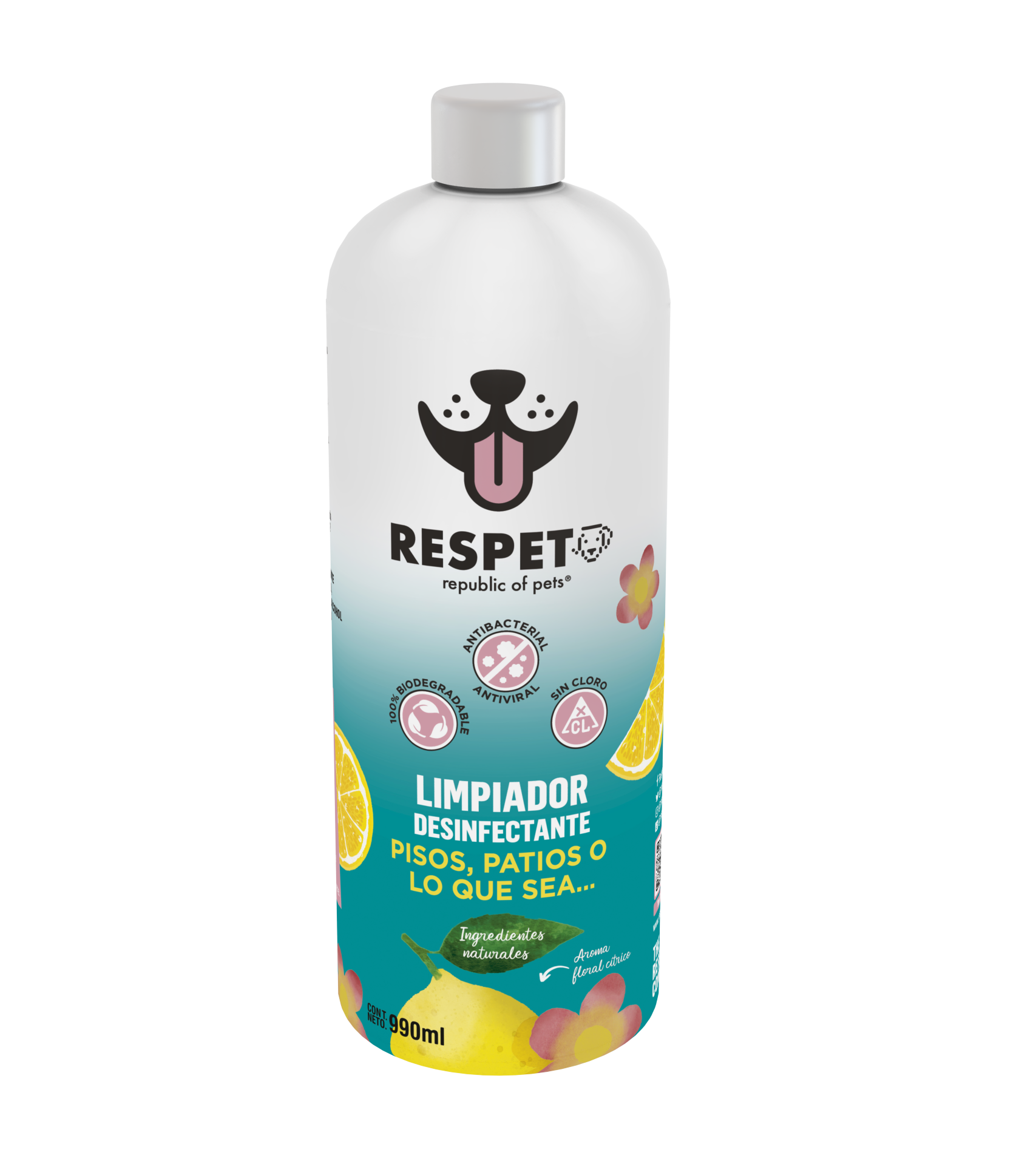 RESPET Limpiador Desinfectante Pisos, Patios o lo que sea... - 990 ml