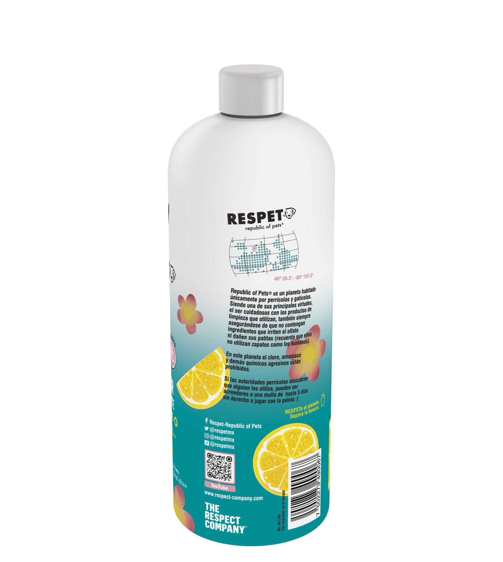 RESPET Limpiador Desinfectante Pisos, Patios o lo que sea... - 990 ml