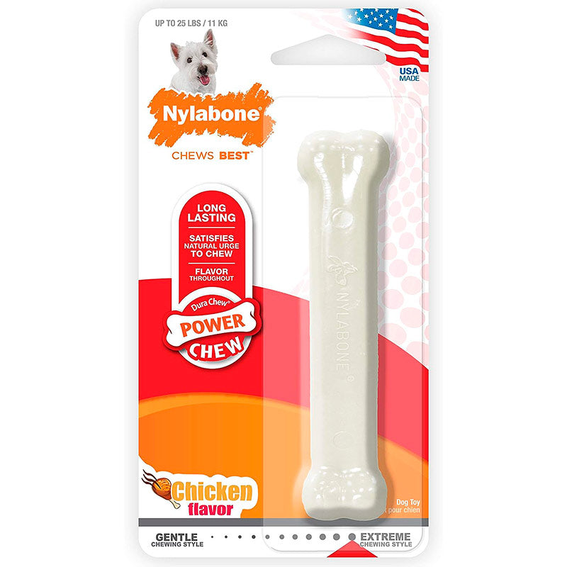 Nylabone - Hueso Masticable para Perro Sabor Pollo