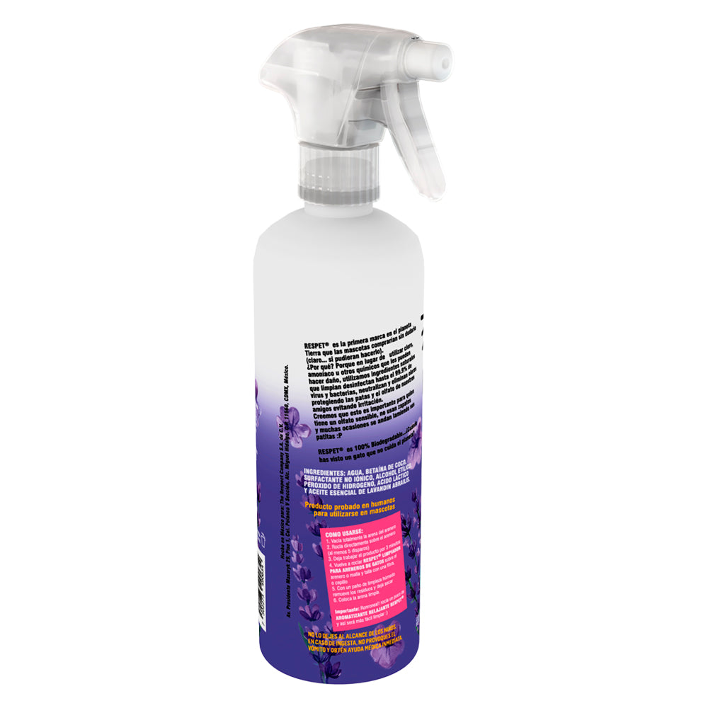 RESPET Limpiador Multiusos y Areneros para gatos - 495 ml