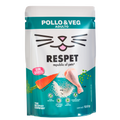 RESPET Sobre alimento húmedo para gato Adulto sabor Pollo y Vegetales - 100 g