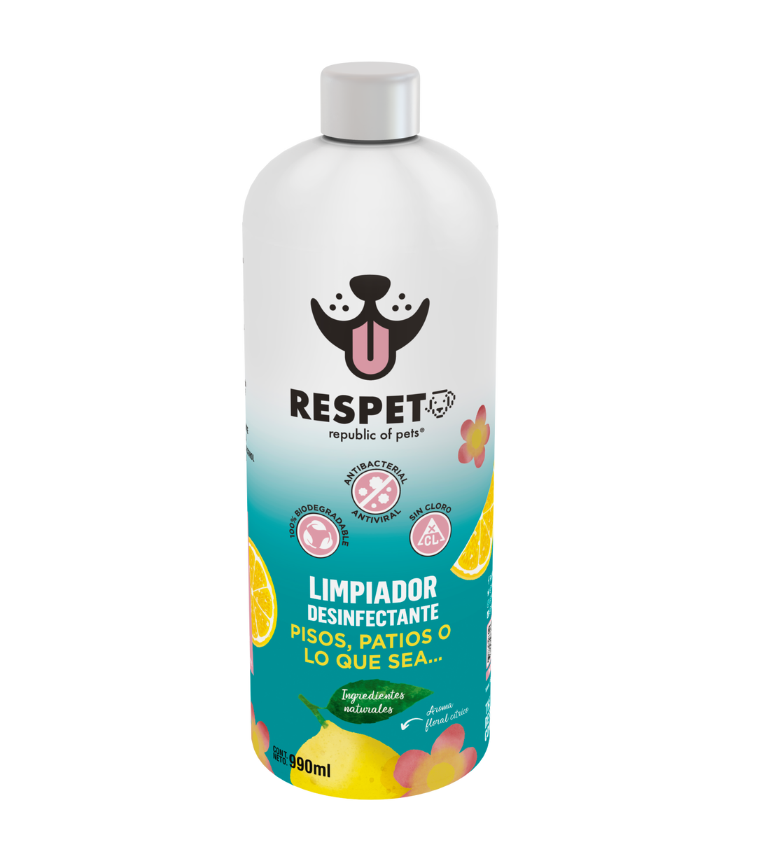 RESPET Limpiador Desinfectante Pisos, Patios o lo que sea... - 990 ml