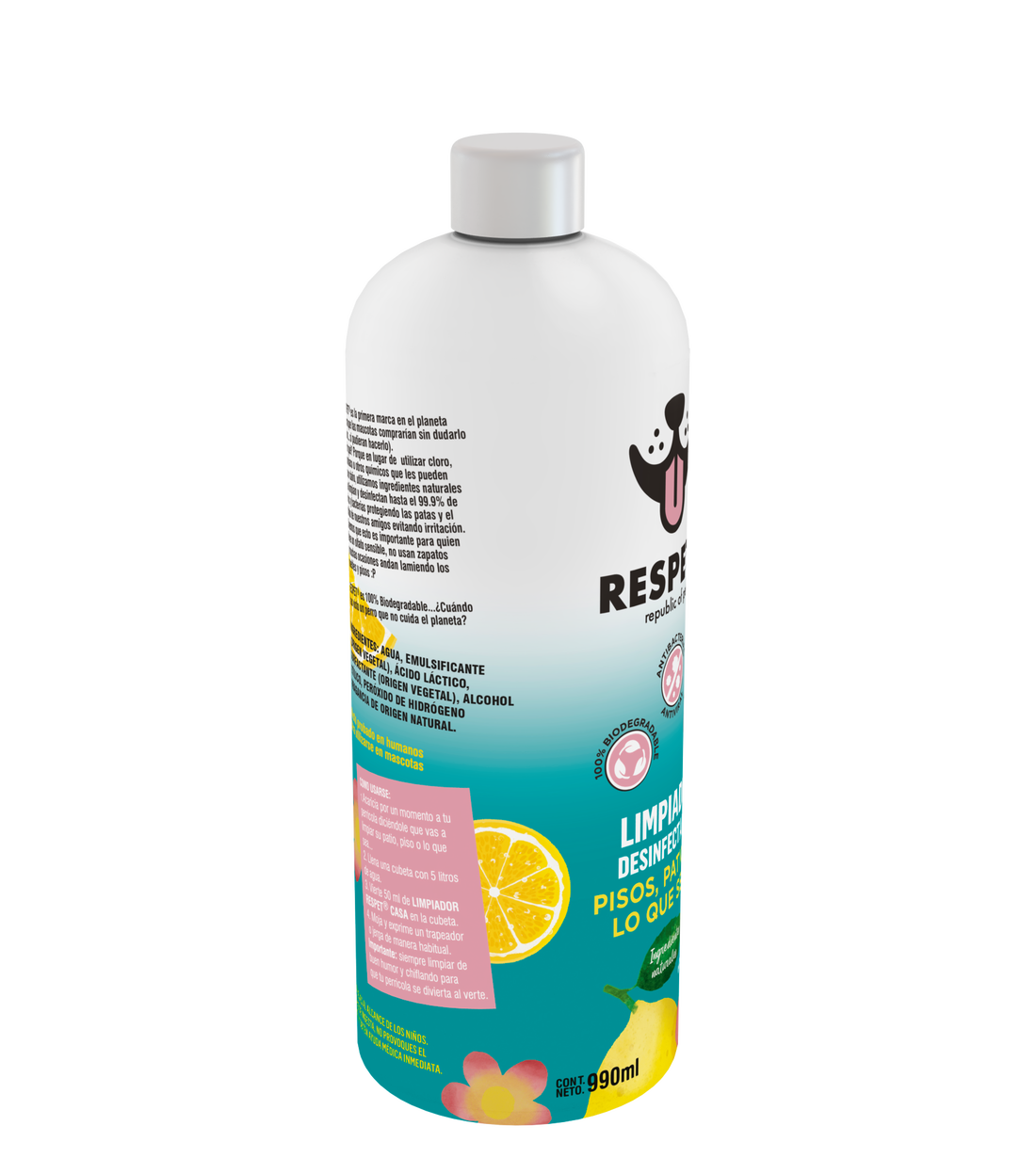 RESPET Limpiador Desinfectante Pisos, Patios o lo que sea... - 990 ml