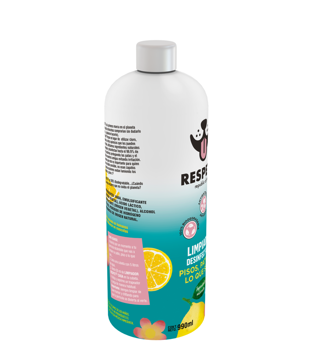 RESPET Limpiador Desinfectante Pisos, Patios o lo que sea... - 990 ml