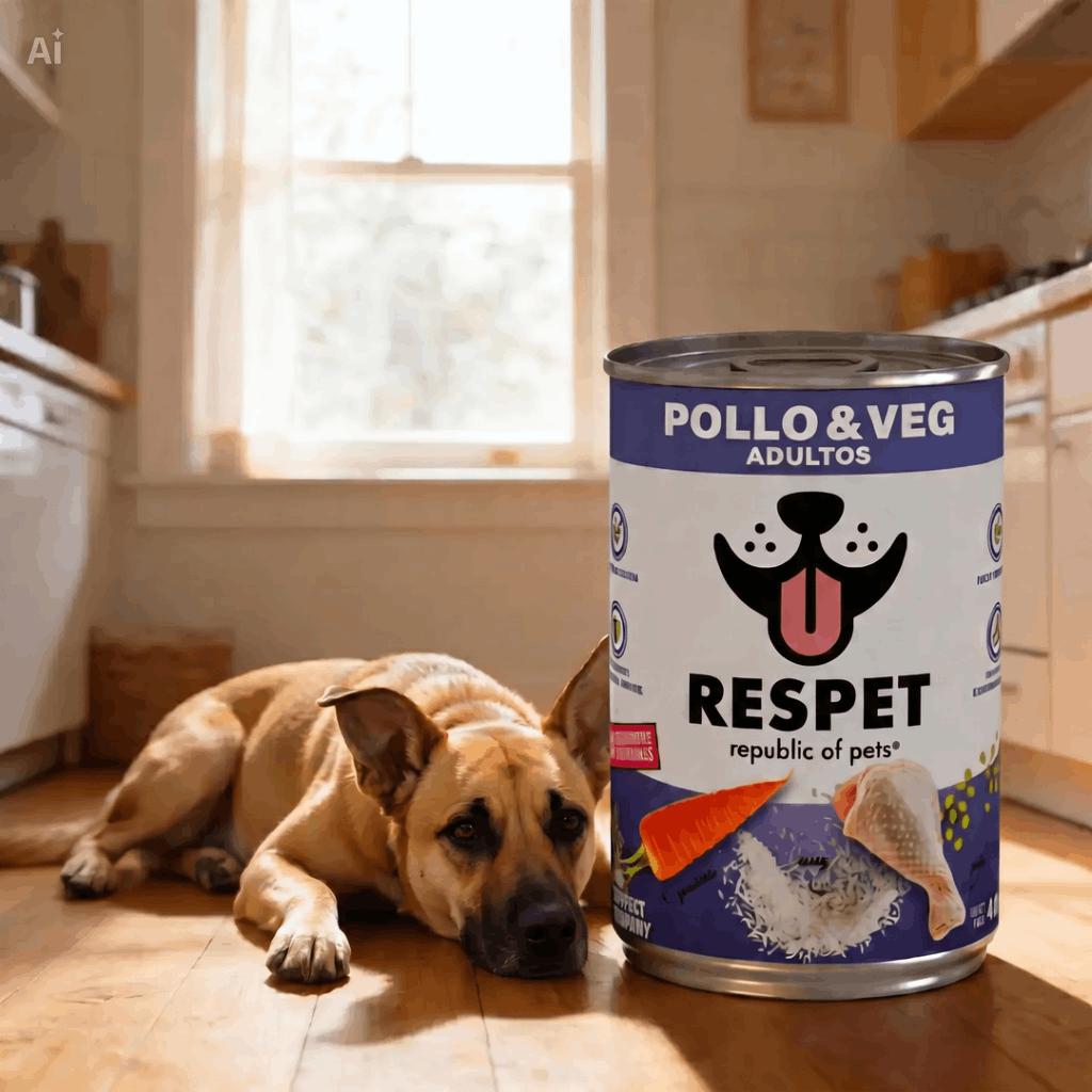 RESPET Alimento Húmedo para Perro Adulto Sabor Pollo y Vegetales Lata 410 g